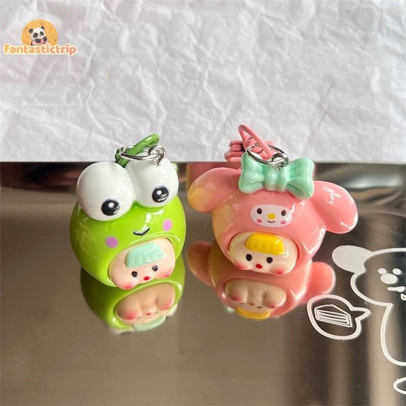 Móc Khóa Hình sanrio hello kitty Mặc Đầm / Chìa Khóa / Ba Lô / Xe Hơi Trang Trí Dễ Thương / Quà Tặng Lễ Kỳ Nghỉ Trẻ Em