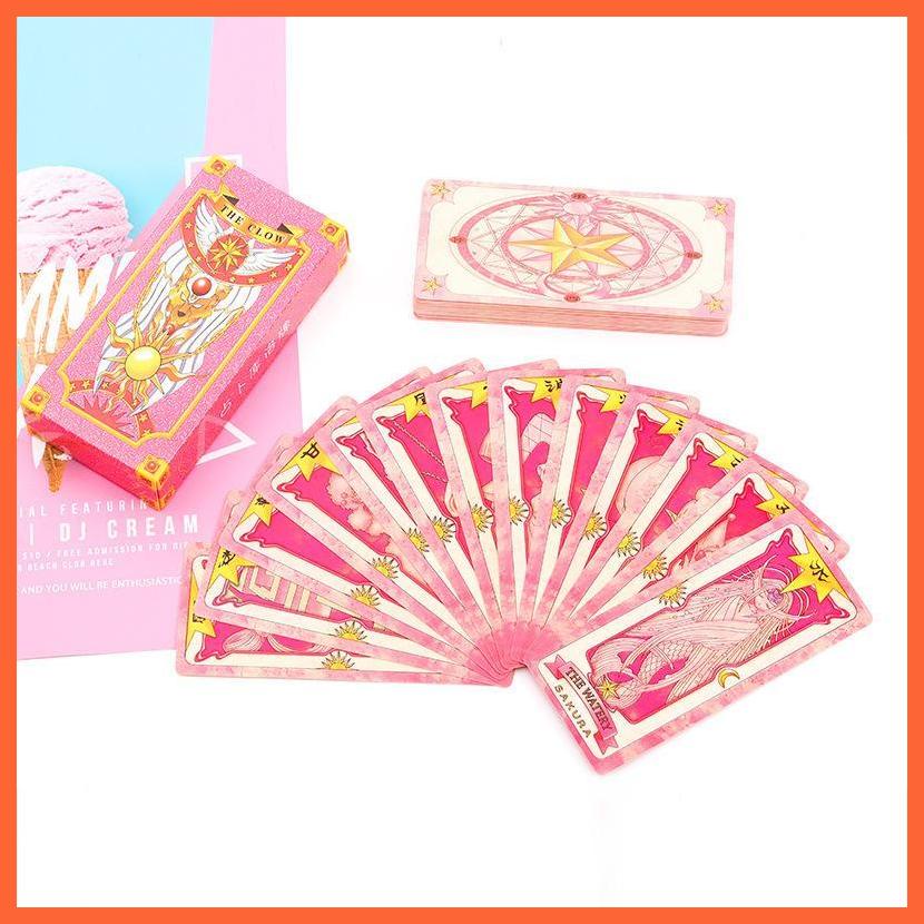 Set 52 Tấm Thẻ Bài tarot Phim Hoạt Hình sakura