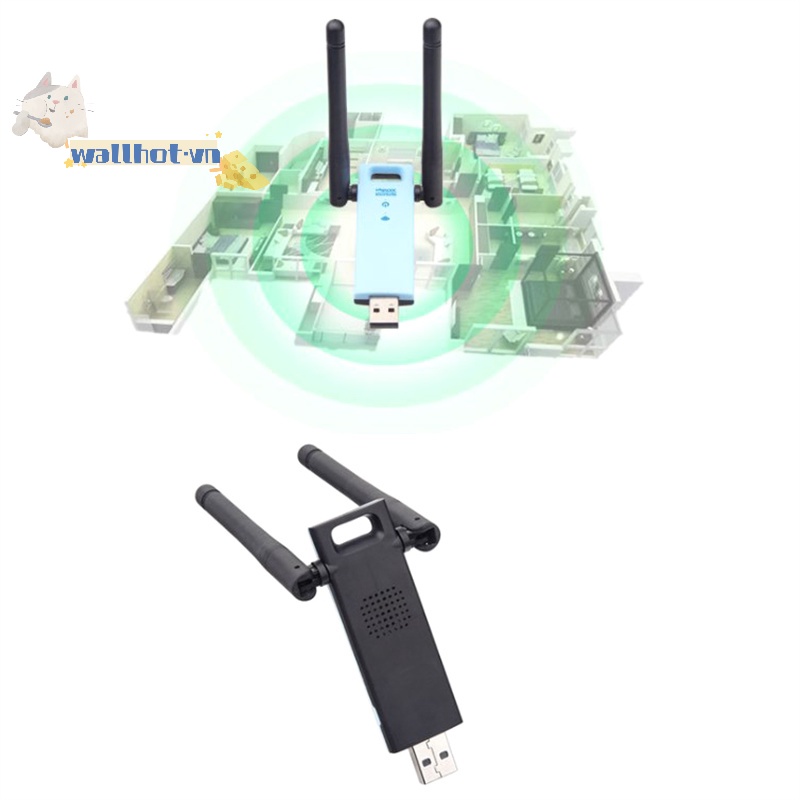 Bộ Khuếch Đại Tín Hiệu Không Dây wd-r603u 300mbps usb wifi Màu Đen