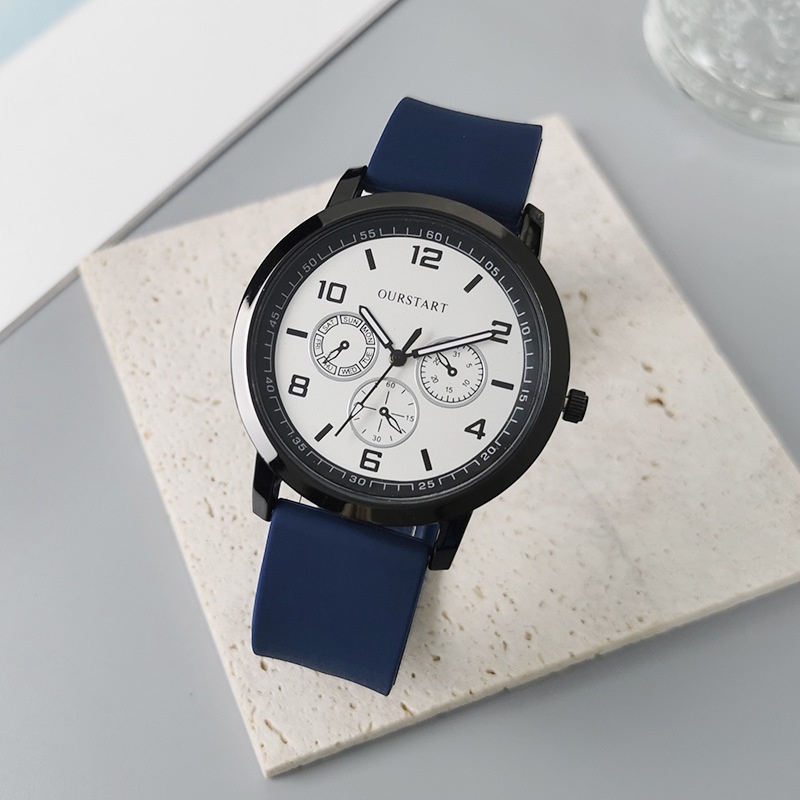 Đồng Hồ quartz Dây silicone Thiết Kế Đơn Giản