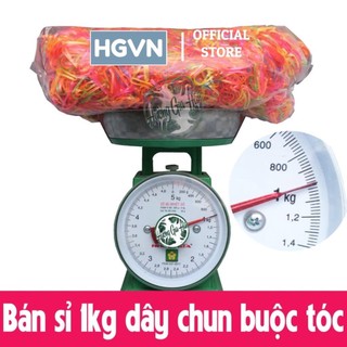 (Bán buôn-sỉ) 1kg Dây cột buộc tóc thun Chun