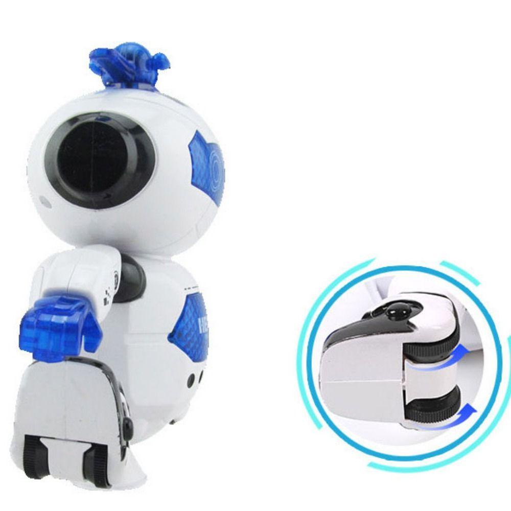 Robot Nhảy Múa Có Đèn led Xoay 360 Độ Màu Trắng / Xanh Lá / Vàng