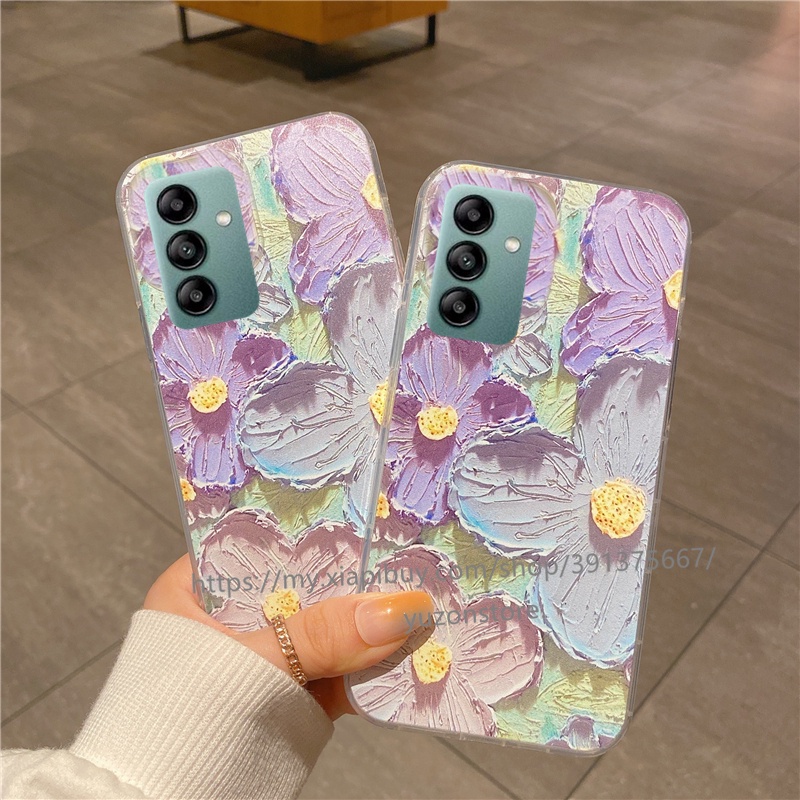 Điện Thoại Ốp Lưng Dẻo Họa Tiết Hoa Phong Cách graffiti Cho samsung galaxy s23 fe ultra s23 + a05 a05s m34 5g