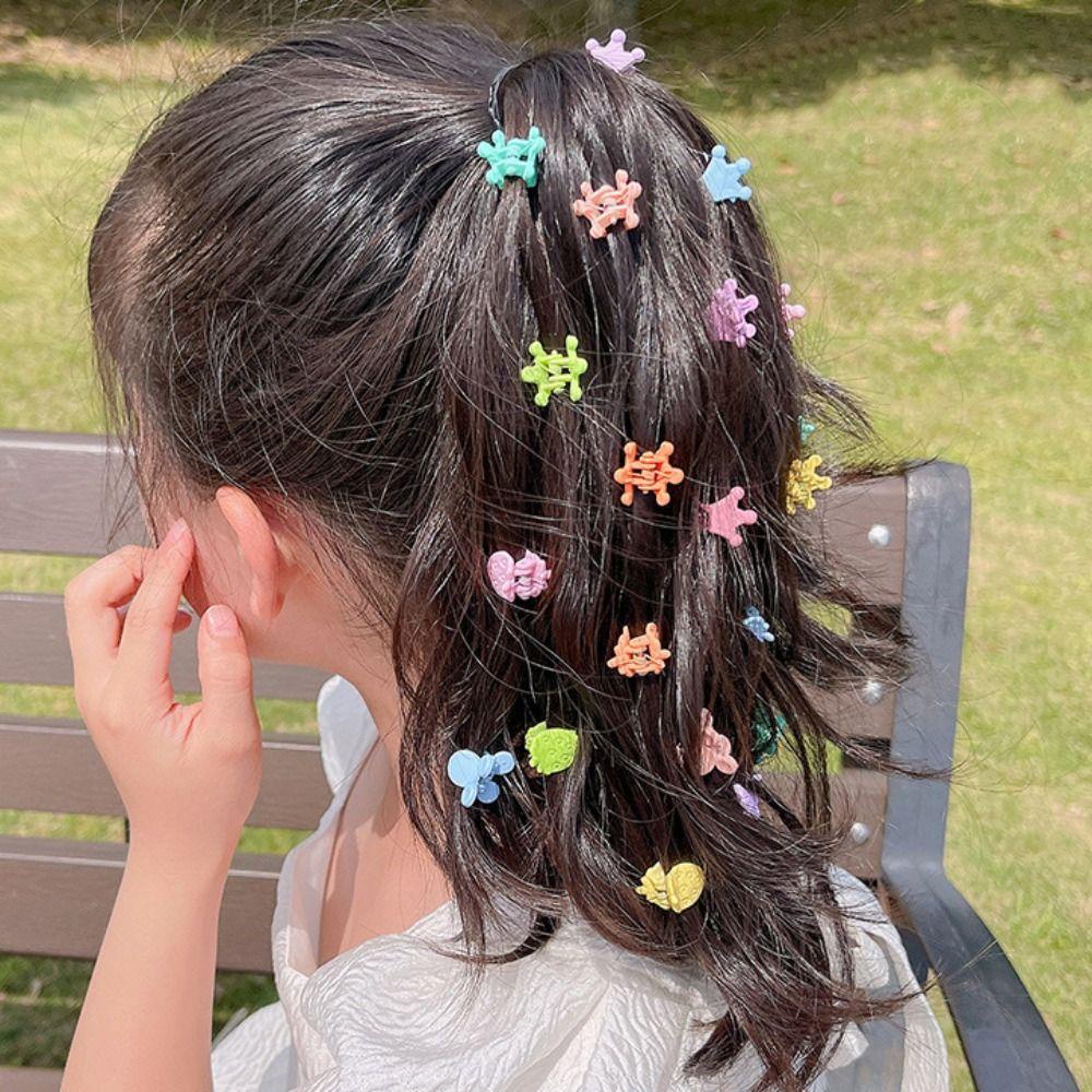 Mxbeauty Kẹp Tóc mini Hình Ngôi Sao / Bông Hoa / Trái Tim Nhiều Màu Sắc Phong Cách vintage Dành Cho Nữ