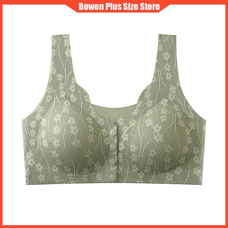 Áo lót 4 Nút Cài Trước Thiết Kế Thoải Mái Cỡ m-4xl Thời Trang Cho Nữ 40-100kg