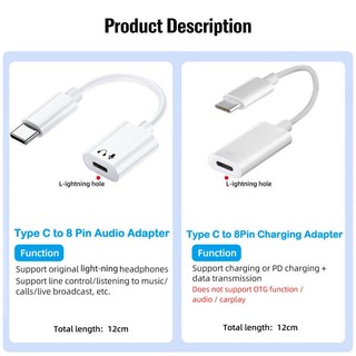 Ankndo Dây Cáp Chuyển Đổi Cổng usb type c Sang Cổng Light-(ning