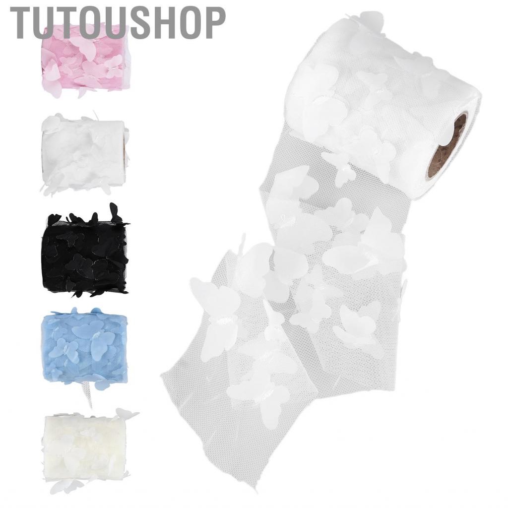 Tutoushop Tulle Roll Sewing Colorful Net Yarn DIY Hair Accessories Webbing