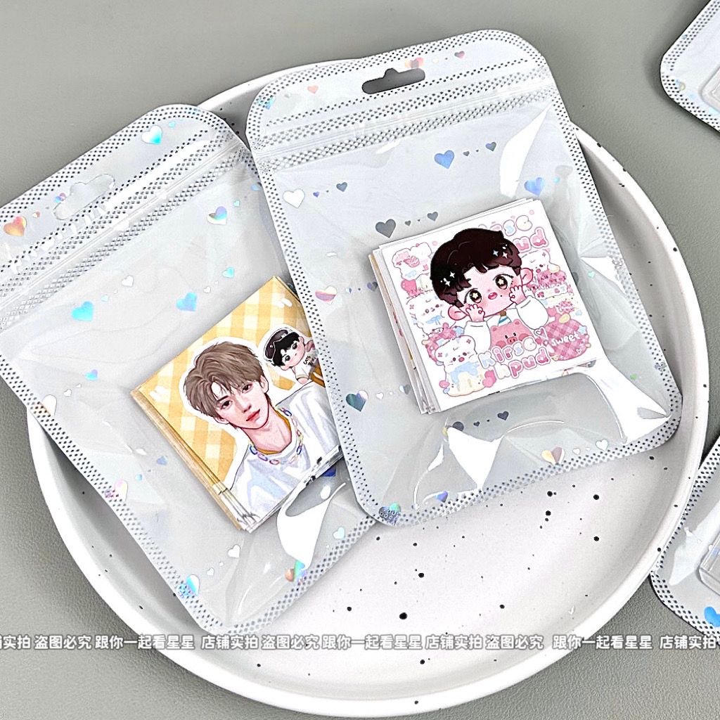 Bộ 10 Túi Đựng Ảnh 10 * 15cm Hình Trái Tim