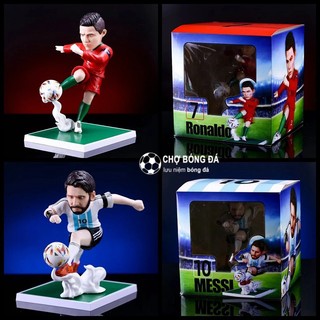 [MỚI] Mô Hình Messi Ronaldo 17cm -  Tượng Messi Ronaldo 17cm [TẶNG MÓC KHÓA]