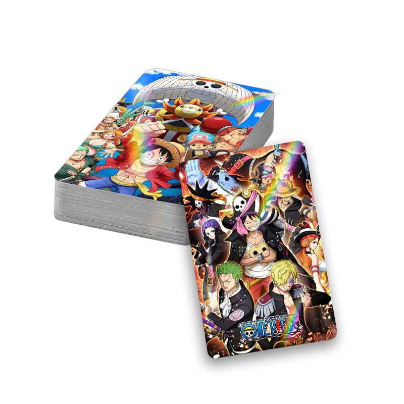 ONE PIECE Laser Flash Lomo Card Photocard 30 chiếc / hộp