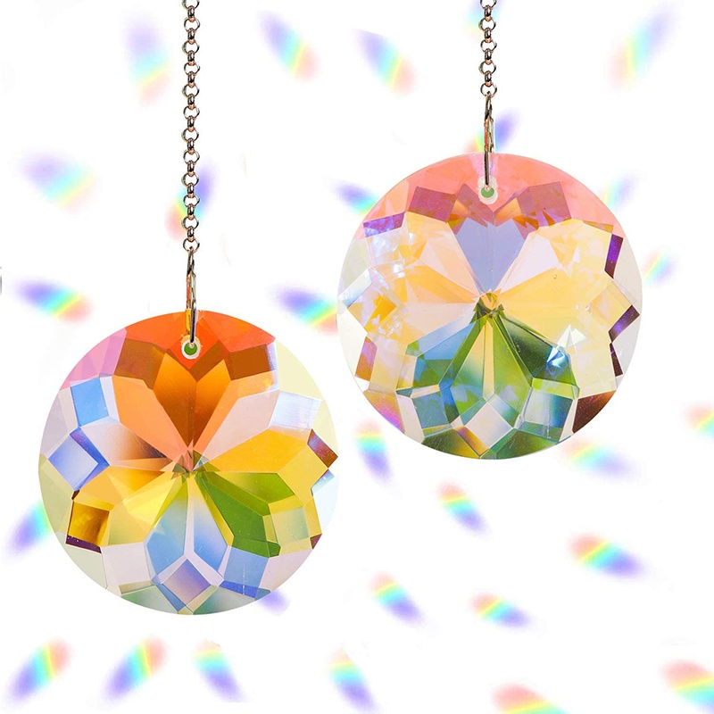 New Suncatcher Crystal Sun Catcher Prism Crystal Hanging Window Lighting Pendant