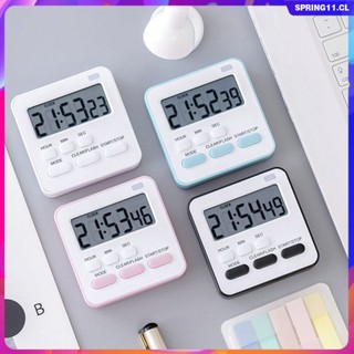 Bếp lcd hẹn giờ có chân đế đồng hồ báo thức đèn nhấp nháy từ kỹ thuật số đếm ngược đồng hồ bấm giờ dụng cụ nhắc nhở