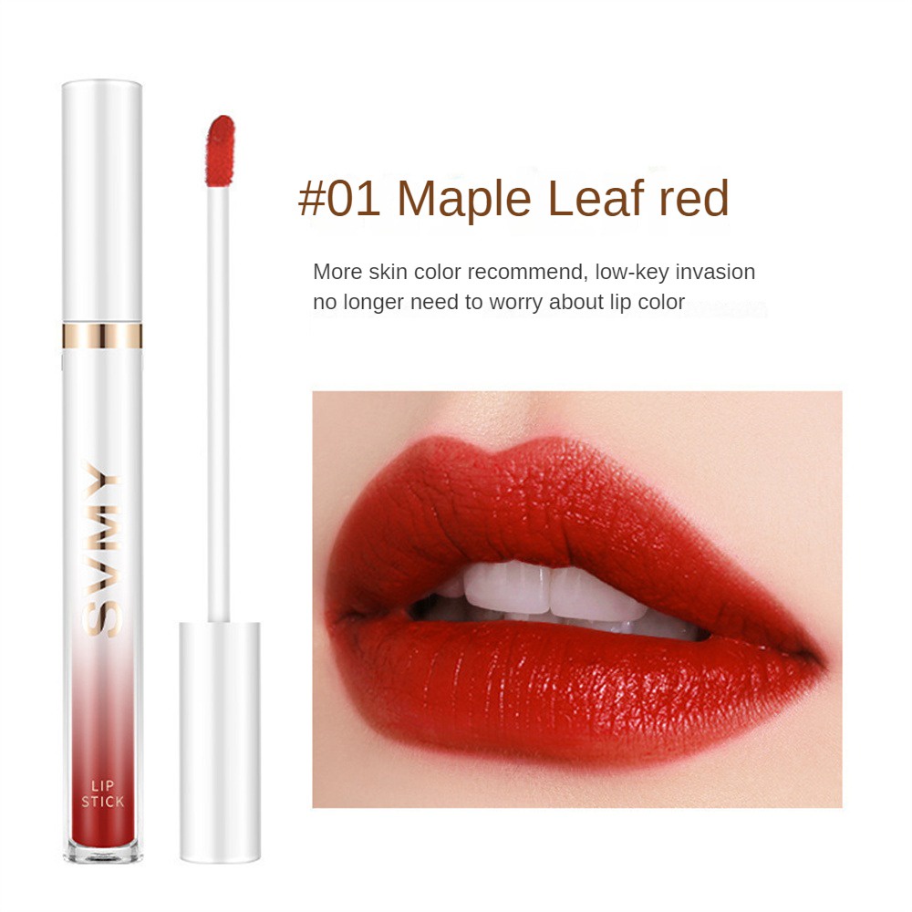 Son Bóng Chống Dính Cup Velvet Matte Lip Glaze, Dưỡng ẩm, Lâu Trôi, Không Phai Màu, Dưỡng ẩm, Chống Thấm Nước, Chống Mồ Hôi, Không Tẩy Son Môi FATE1