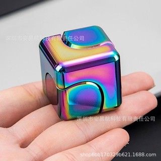 Con Quay Đồ Chơi/Fidget Spinner Fidget toy fidget spinner HìNh KhốI Vuông BằNg Kim LoạI