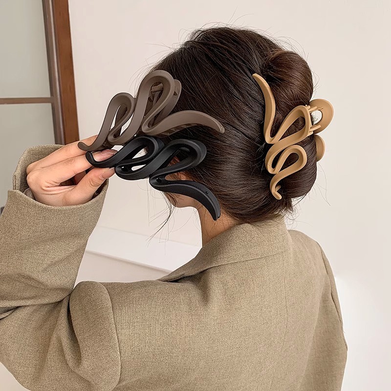 Maillard Kẹp Tóc Hình Cá Mập / Muỗng / Cá Mập Mặt Nhám Đơn Giản Cá Tính Cho Nữ