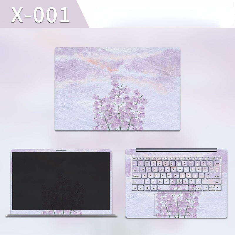 Miếng Dán laptop 3 Mặt Chống Bụi Họa Tiết Hoạt Hình Cho lenovo u31-70 s510p s436 s435 u330 u41-70