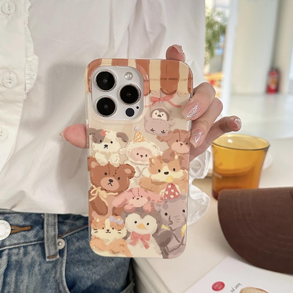 Ốp Điện Thoại Cứng Họa Tiết Động Vật Cho iphone 12 12pro 12promax 13 13pro 13promax 14 14pro 14promax 15 15pro 15promax