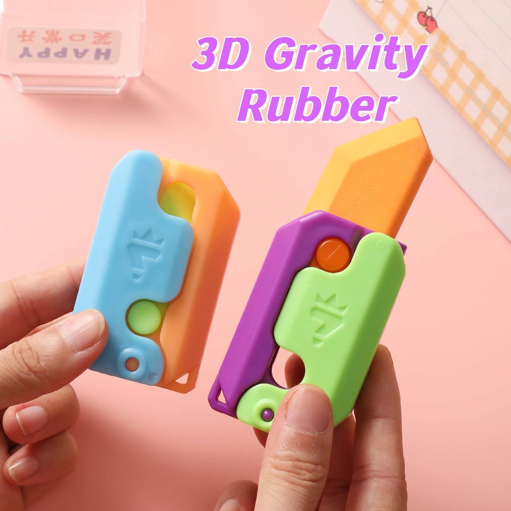 Gôm Tẩy Bằng Cao Su Hình Bức Xạ Hoạt Hình 3d Dễ Thương Cho Trẻ Em by1 yb1