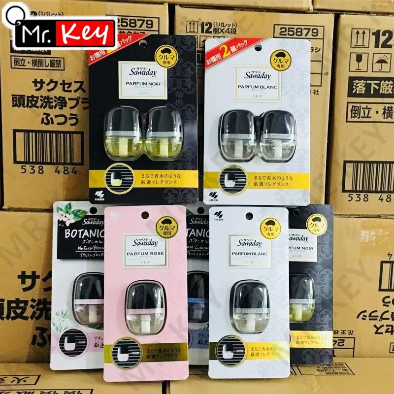 Bộ 2 Kẹp Khuếch Tán Nước Hoa a / c Chất Lượng Cao Cho Xe Hơi