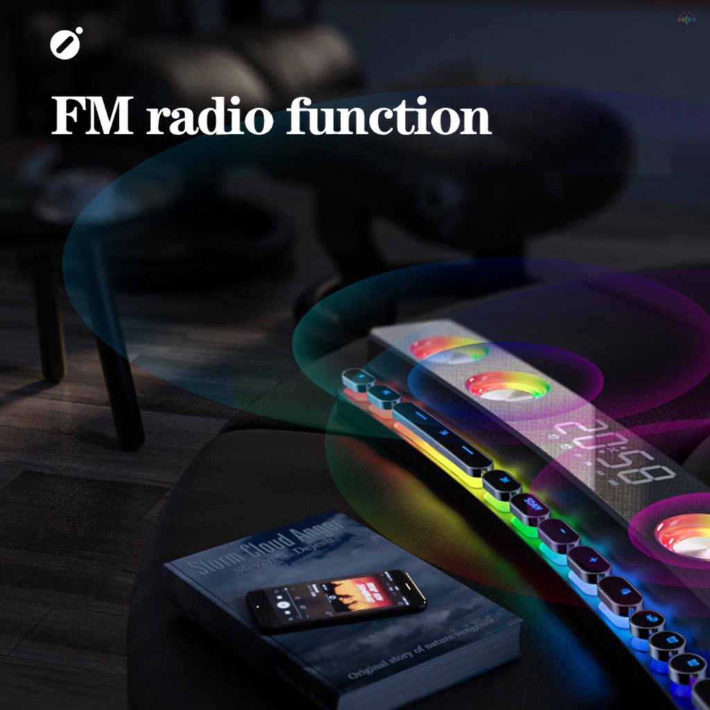 Loa hifi Không Dây soaiy / sh39 3600mah Âm Thanh Nổi 3d Cho pc laptop sm