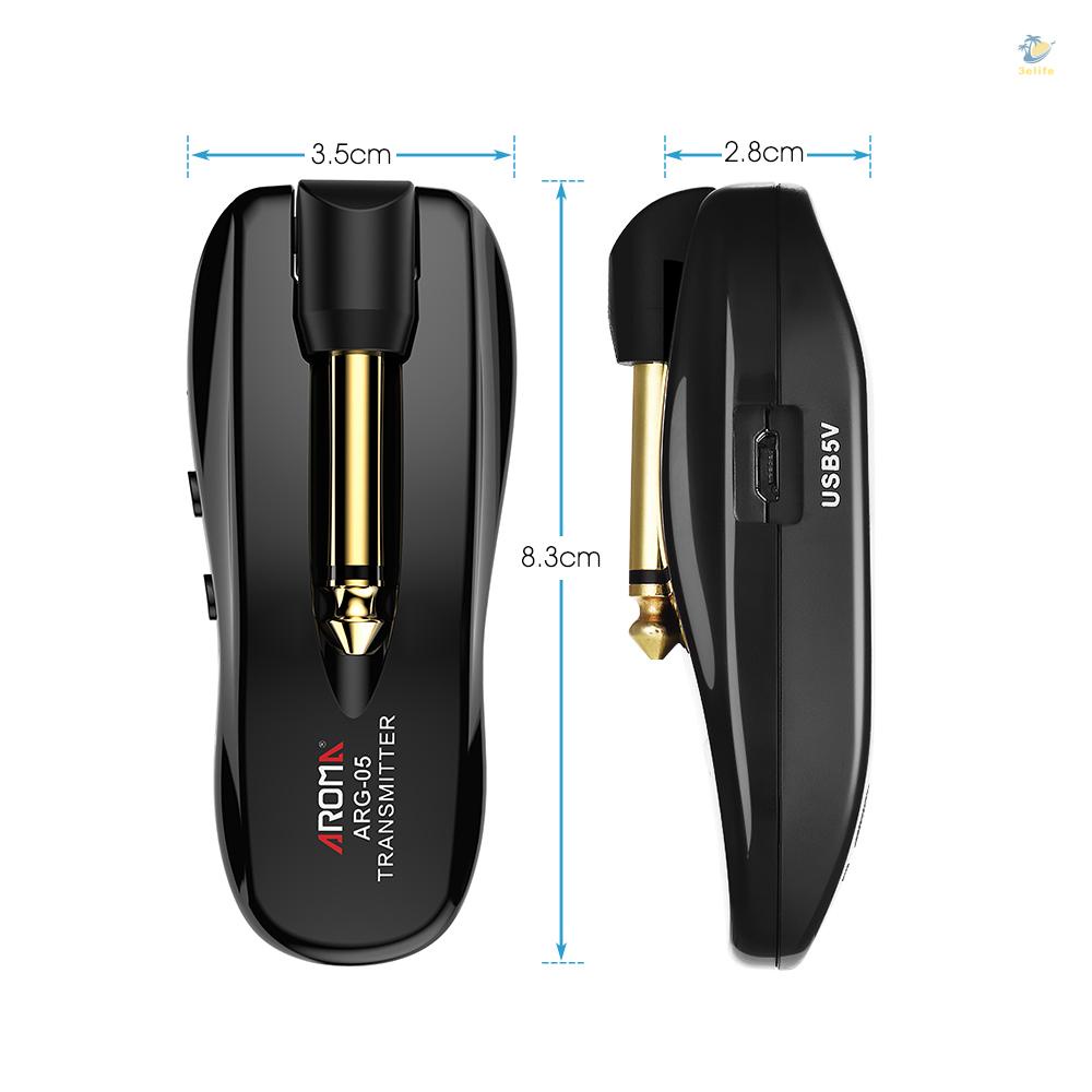 Hệ Thống Truyền Tín Hiệu Không Dây arg-05 Pin 115 feet Cho Đàn guitar Điện bass