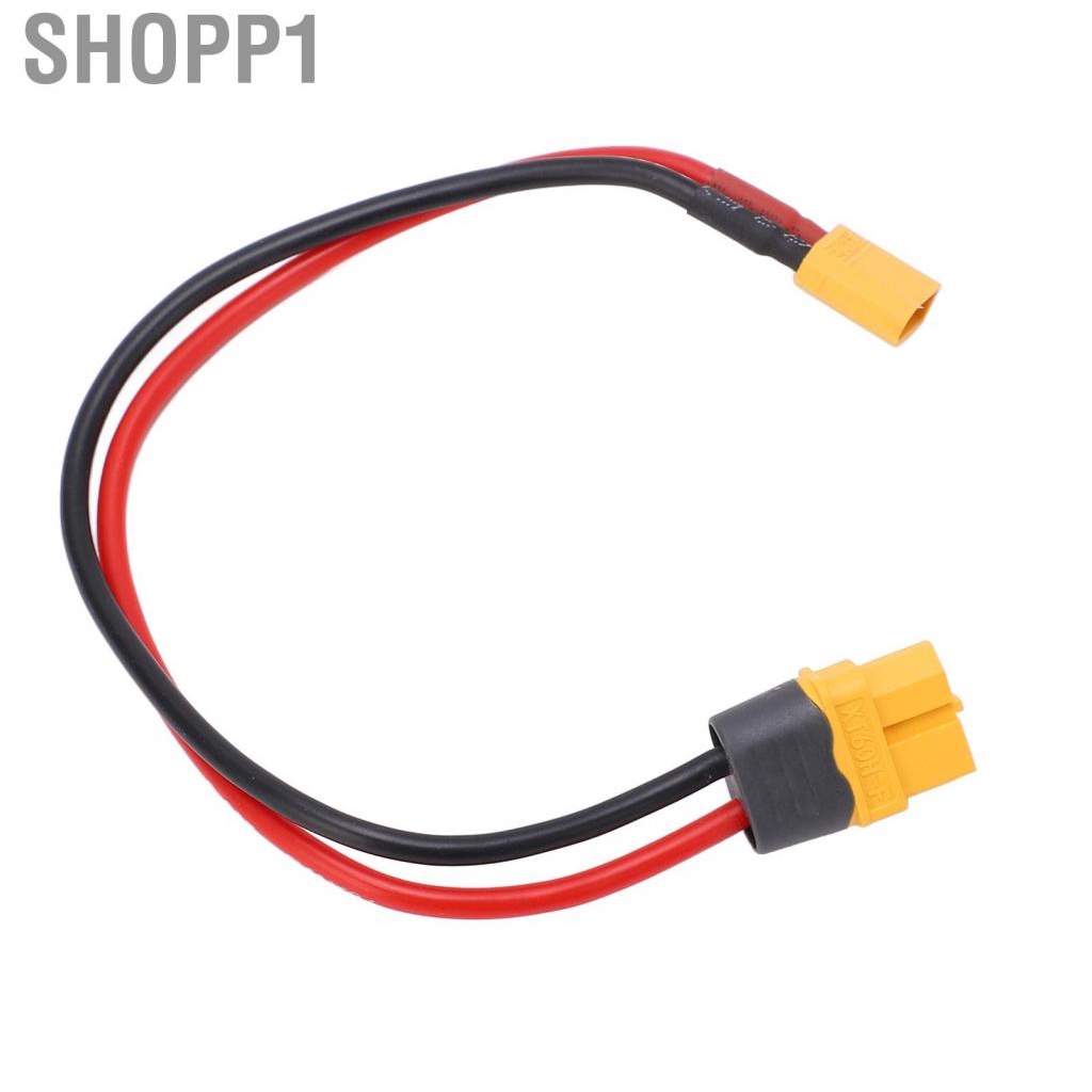 Shopp1 XT60 Female To XT30 Male Adapter Cable  23.5cm Plug Connector for RC Car