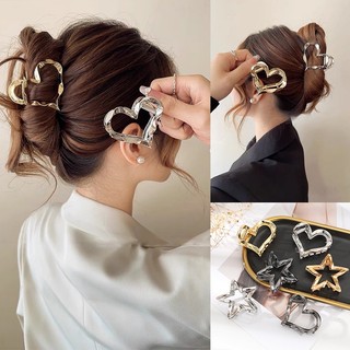 Kẹp tóc AIJOLEN hình ngôi sao năm cánh bằng kim loại thời trang cho nữ
