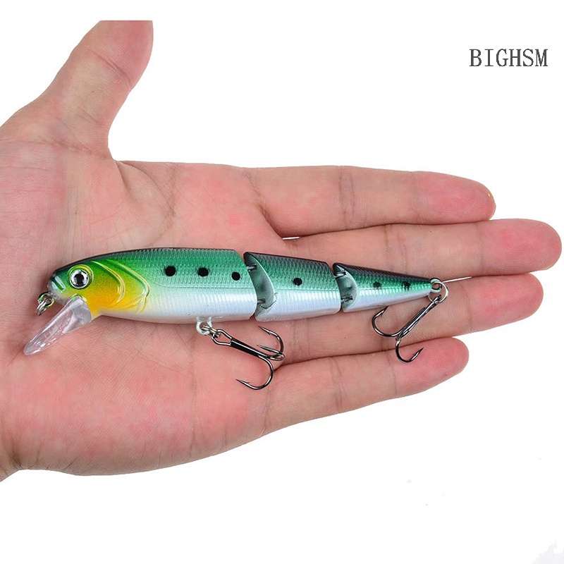 Bighsm Mồi Câu Cá Giả Bằng Nhựa Cứng Ba Phần Khác Nhau luya Batik Giống Mồi Dụ Cá skk