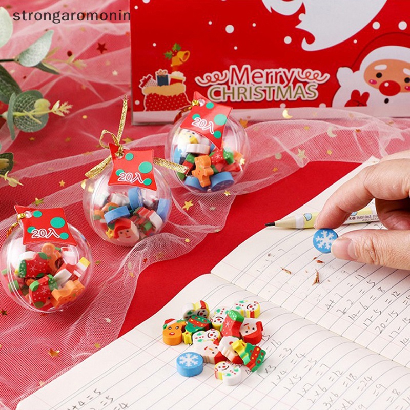 Bộ 20 Cục Tẩy Hình Ông Già Noel Đáng Yêu