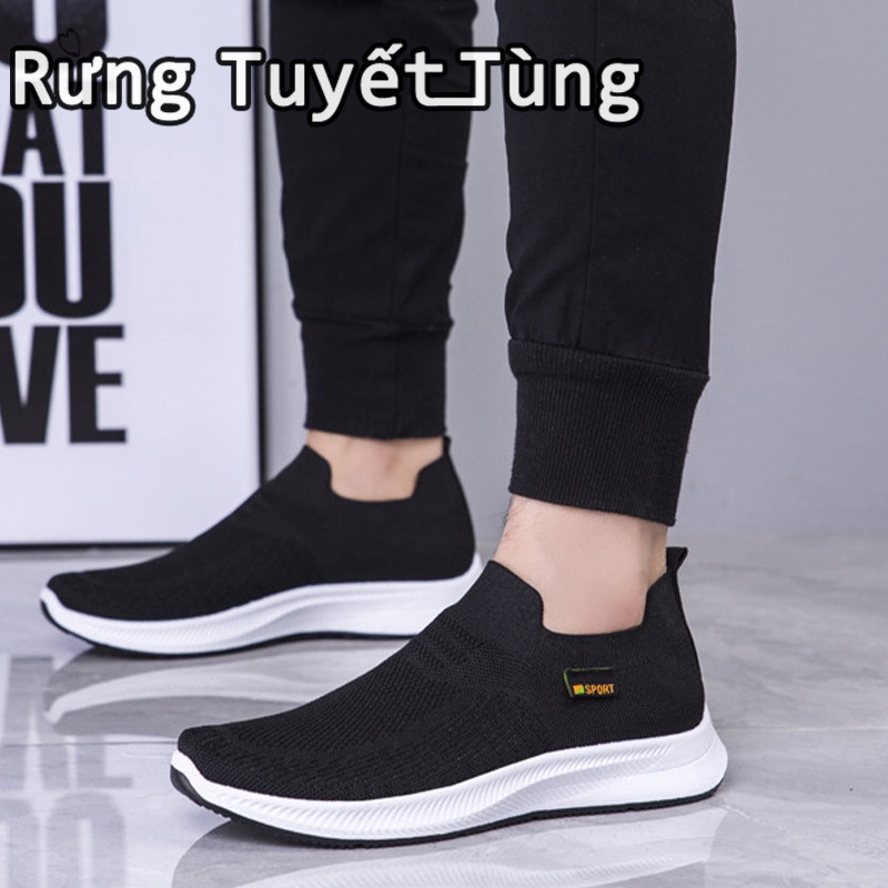 SHANMUSENLIN☘Mới Giày Thể Thao Thoáng Khí Thời Trang Cho Người Trung NiênGiày nam Thể thao Thư giãn Thời trang