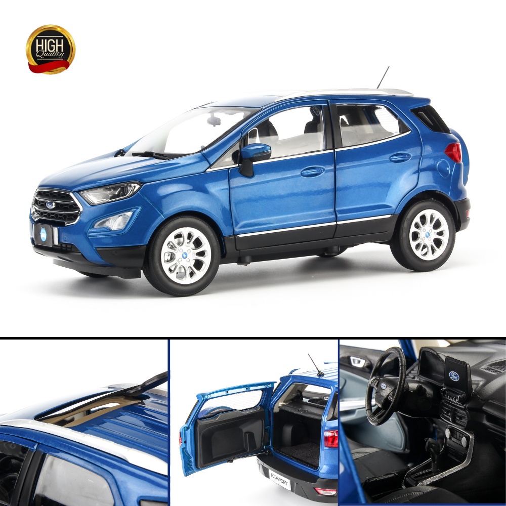 Mô hình xe Ford Transit, Everest, Ecosport, Mustang 1:18 tặng kèm ô tô tăng ô tô