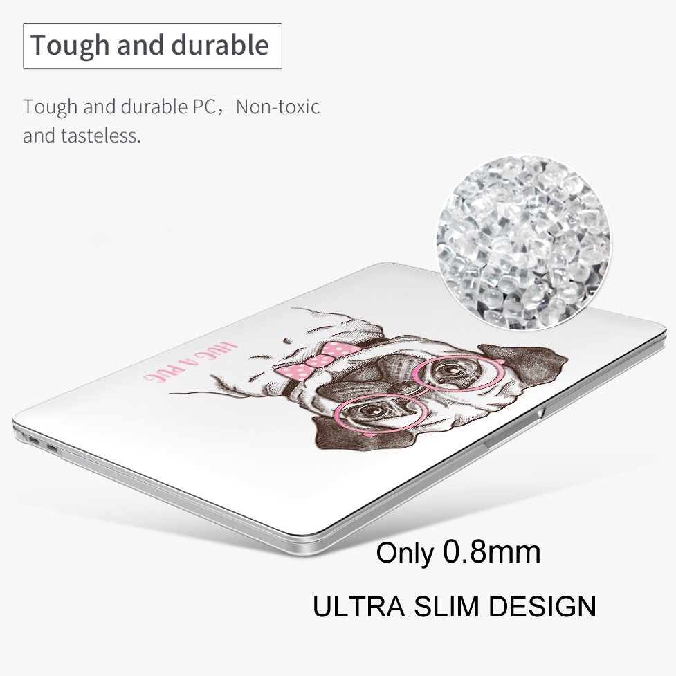 Hoạt Hình Ốp Máy Tính Bảng Cứng Trong Suốt Hình Chó Mèo Cho macbook air 15 pro 13 inch 14 inch 15 16 inch 2023 2022 m2 2021 m1 2020