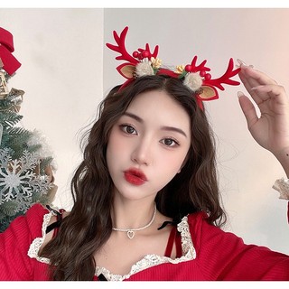 Cài tóc noel 2024 sừng tuần lộc mẫu mới, bờm noel, băng đô cài tóc giáng sinh, bờm giáng sinh hot trend