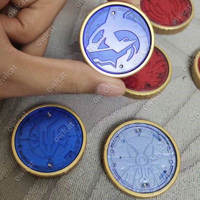 Ti N xu Bộ Đồng xu shachi unagi tako Lõi medal  mezool kamen rider ooo shauta combo Hệ Thống Bắn Lửa Osoo Có Hộp Đựng Trong Hộp Mô Hình ank
