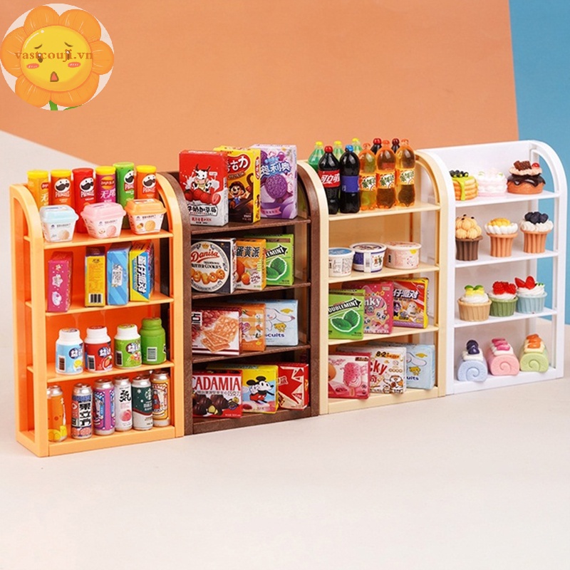 Vastji Kệ Trưng Bày Mô Hình Siêu Nhân Mini Tỉ Lệ 1: 12 Trang Trí Nhà Búp Bê vn