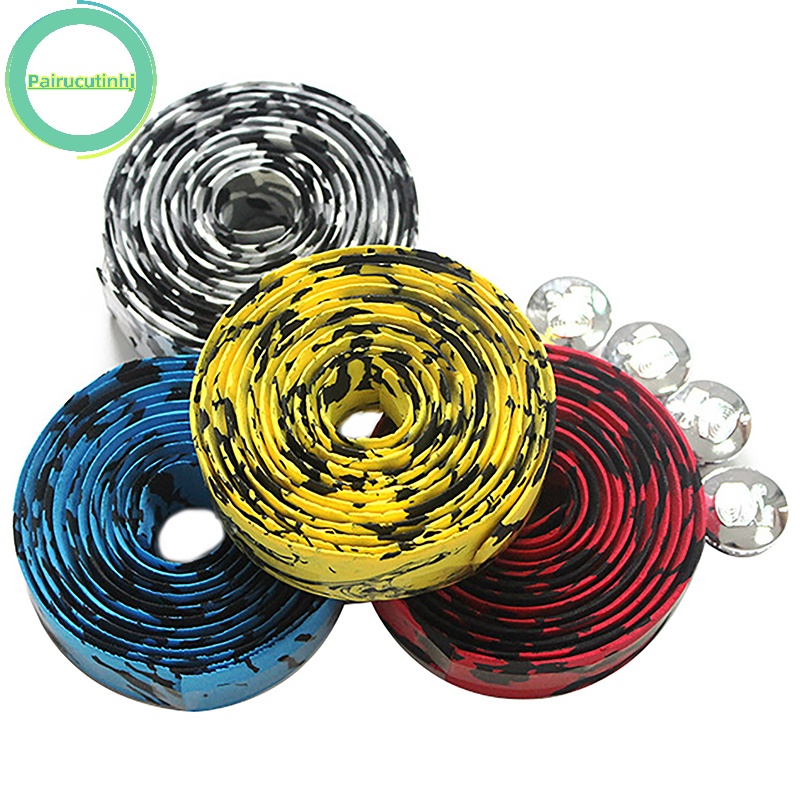 Bộ 2 Dây Đai Quấn Tay Lái Xe Đạp Leo Núi Bằng eva Phản Quang