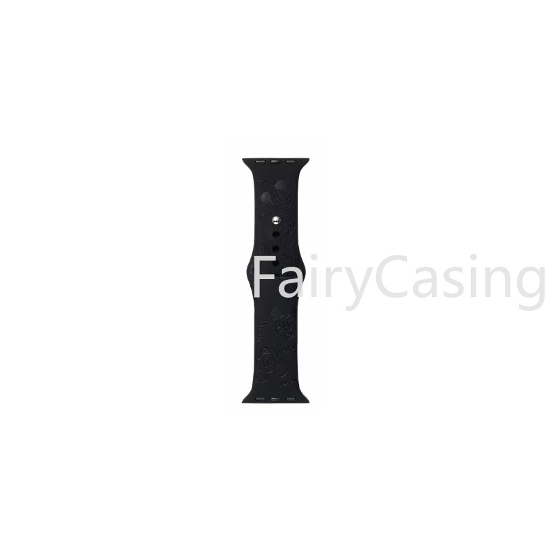 Dây Đeo Đồng Hồ Bằng silicone Cho apple watch ultra 2 49mm 44mm 40mm 45mm 41mm 42mm 38mm iwatch series 9 8 7 se 6 5 4 3 2 1