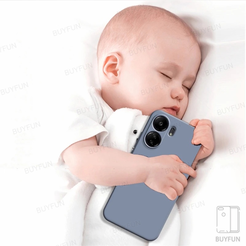 For Xiaomi Redmi 13C 6.74" 23100RN82L Poco C65 c13 65c 4G Case Phone Cover Shockproof Liquid Silicone TPU Back Cover