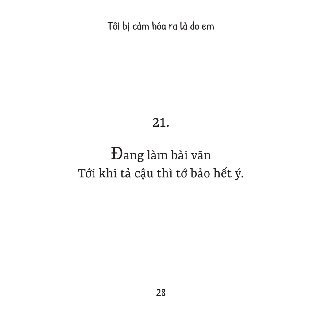 Sách Tôi Bị Cảm Hóa Ra Là Do Em