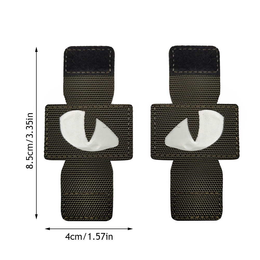 Huy Hiệu Dạ Quang Dán Balo Nón Bảo Hiểm / Ba Lô / Túi Xách Hình luc Dùng Khi Chạy Ban Đêm