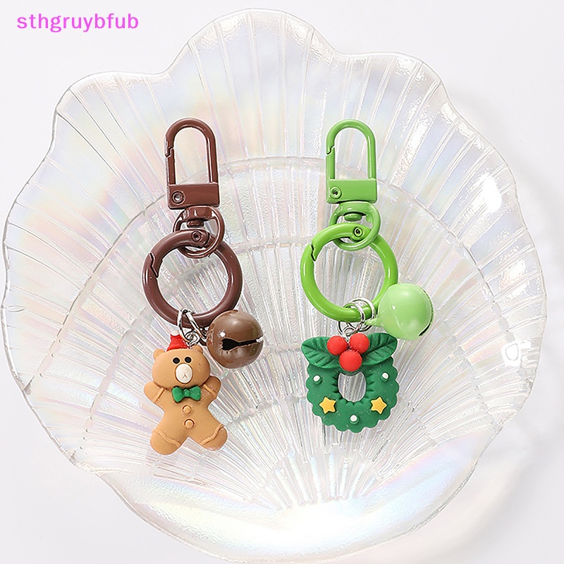 Sthb Móc Chìa Khóa Hình Ông Già Noel Hoạt Hình Dễ Thương Trang Trí Ba Lô / Quà Tặng Giáng Sinh vn