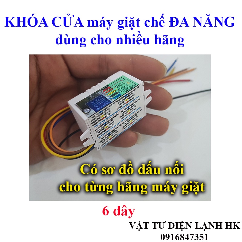 Công tắc khóa cửa chế máy giặt 3 dây 4 dây, độ đa năng các hãng mg cửa trên lồng đứng hàng Xịn
