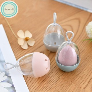 Hộp Đựng Mút Trang Điểm Hình Trứng Thoáng Khí Chống Ẩm Mốc