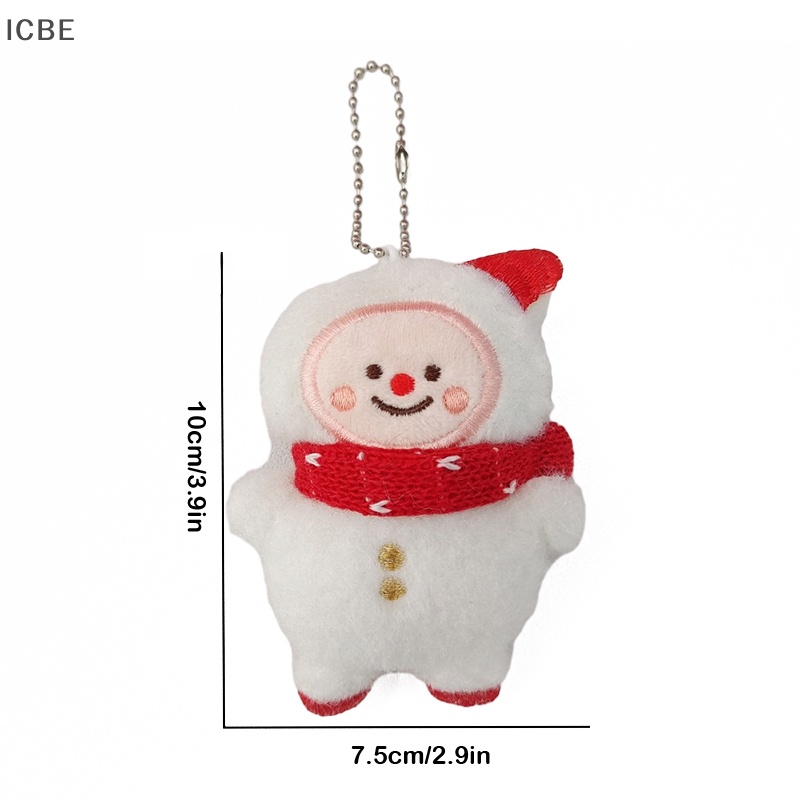 Ic Móc Khóa Hình Búp Bê Ông Già Noel Bánh Mì Gừng Bông Mềm Mại Trang Trí Ba Lô / Ô Tô vn