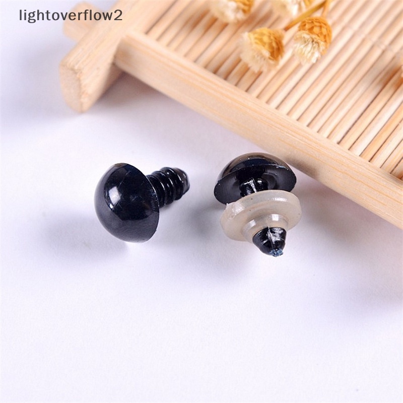 Set 100 Mắt Nhựa 6-12mm Cho Búp Bê Thú Nhồi Bông