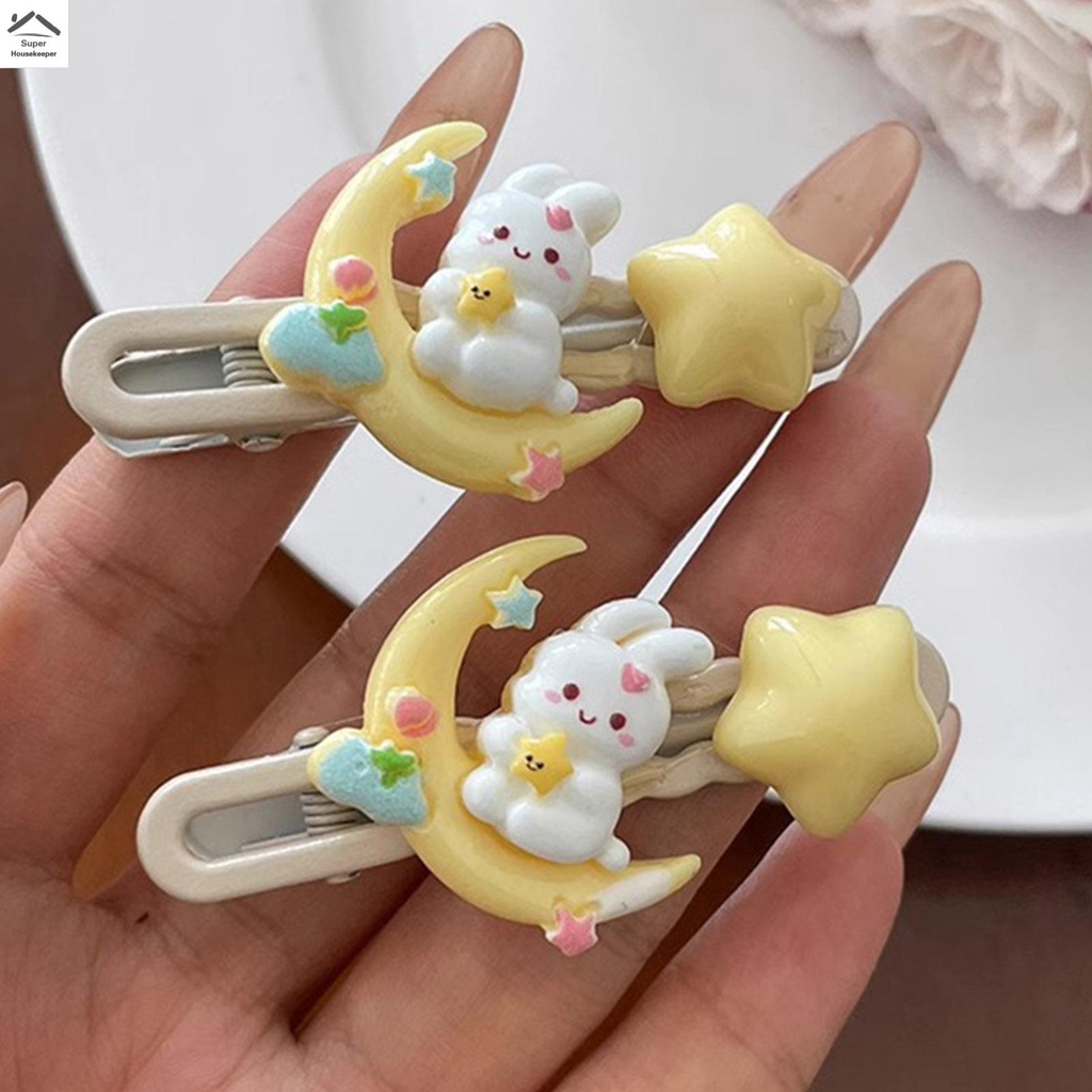 Dễ Thương Set 2 Kẹp Tóc Hình Thú Đáng Yêu