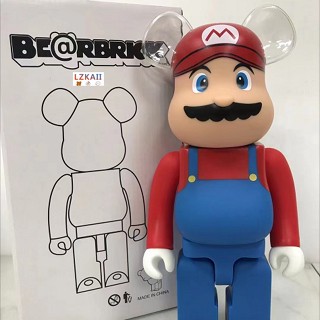 Mô Hình Nhân Vật bearbrick X super mario - mario 400% Chân Thật