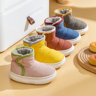 Cheerful Mario Giày Bốt cotton Lót Lông Cừu cho bé Dày Dặn Ấm Áp Chống Trượt / Thấm Nước Thời Trang Giày Len Cho Bé