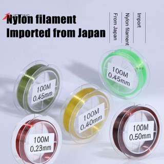 Cuộn dây câu cá 100m 100m bằng nylon siêu bền chống thấm nước