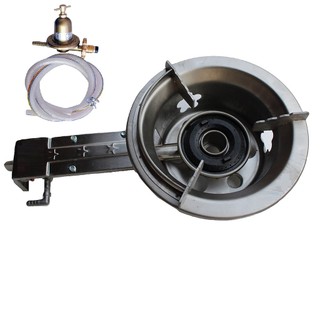 Combo bếp gas công nghiệp inox toàn thân kèm van dây - hàng chính hãng